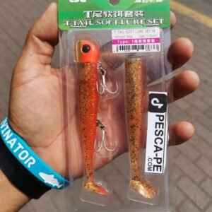 Vinilo Tsurinoya T-Tail Soft Lure 35g 11CM Orange