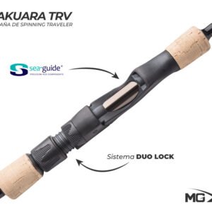 CAÑA MGX SAKUARA TRV 702 SPINNING  2.10m Lagunas 5-20gr FAST