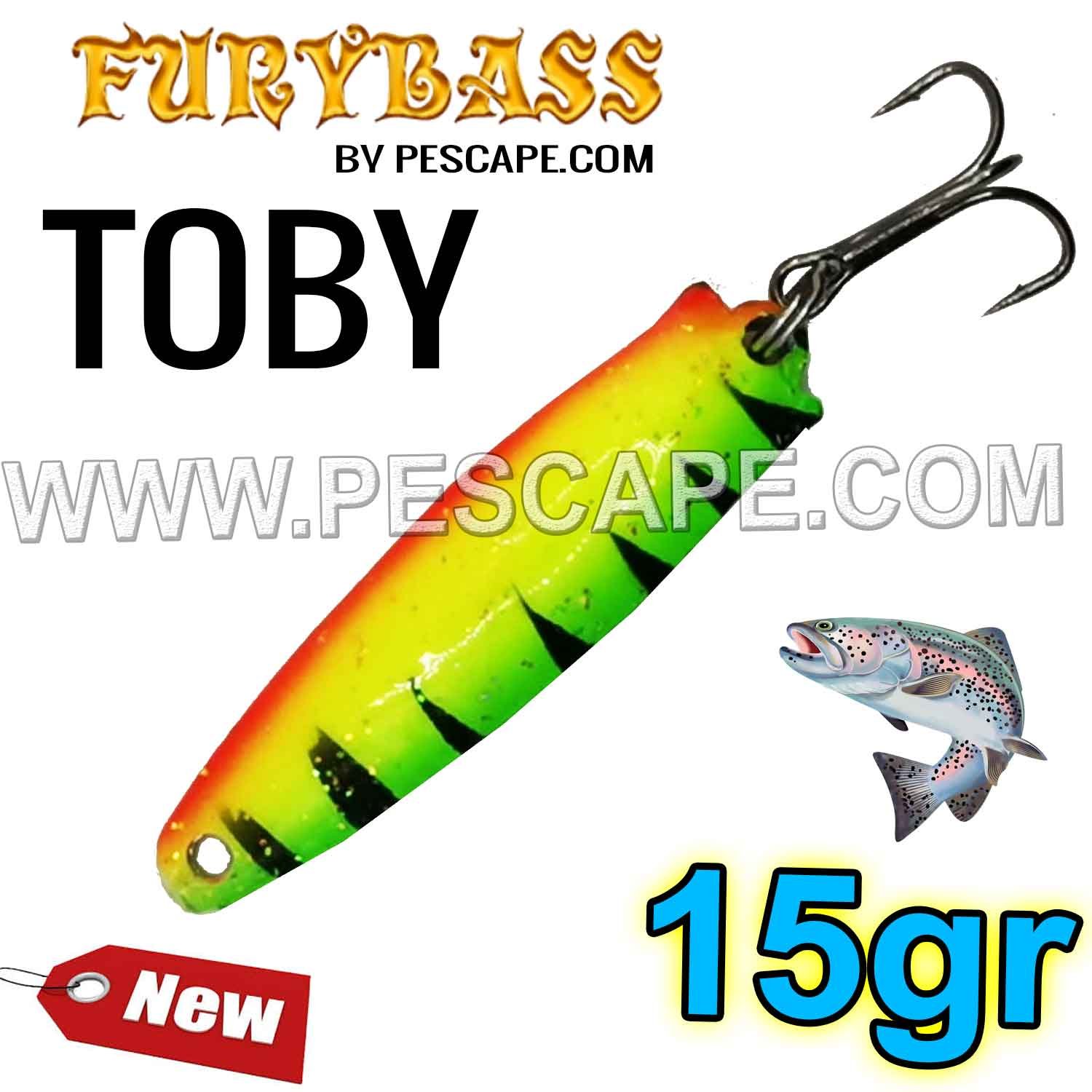 CUCHARA TOBY PESCAPE 15gr Lagunas TIGER