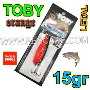 CUCHARA TOBY PESCAPE 15gr Lagunas ORANGE