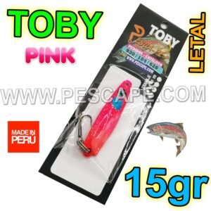 CUCHARA TOBY PESCAPE 15gr Lagunas PINK