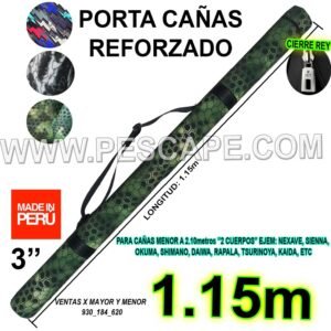 FUNDA PORTA CAÑA TRUCHERA 1.15M