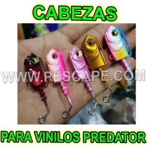 CABEZA PLOMADA PARA VINILO PREDATOR (COLORES)