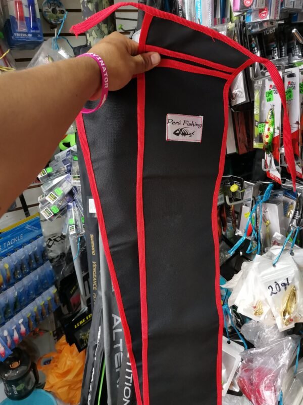 Funda porta caña surfcasting 1.65m tela dura protección estuche