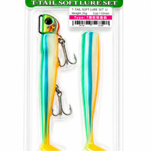 Vinilo de pesca TSURINOYA T- Tail efectivo 110mm 35g Pejerrey línea azul