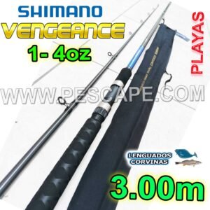 Caña Shimano Vengeance Pacifico 300XH 3.00m 1-4oz Carbono