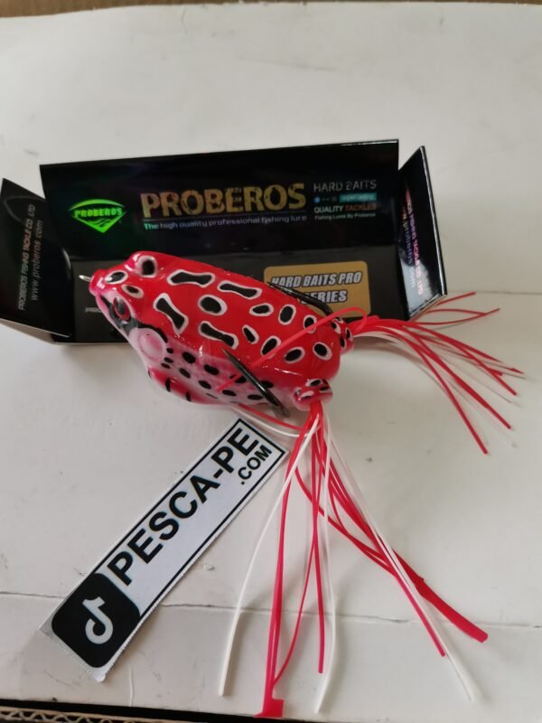 Señuelo para ríos Rana Docenas Bagres Tucunares Rojo