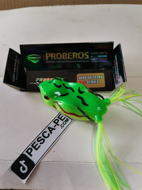 Señuelo para ríos Rana Docenas Bagres Tucunares Verde