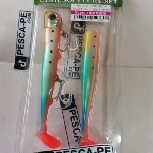 Vinilo de pesca TSURINOYA T- Tail efectivo 110mm 35g chifero