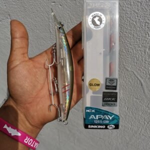 SEÑUELO MGX APAY 125 S-DR SINKING 28gr BKK PEJERREY NATURAL