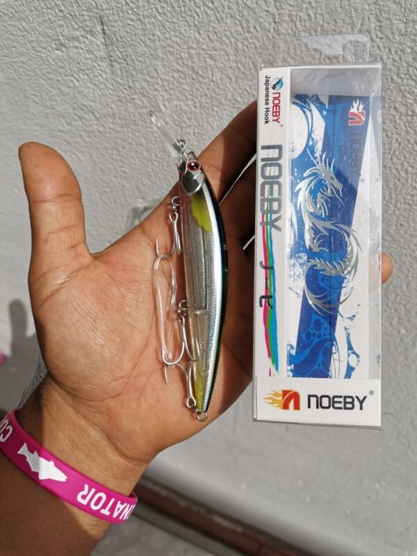 SEÑUELO NOEBY SINKING 36gr 11CM PEJERREY NATURAL