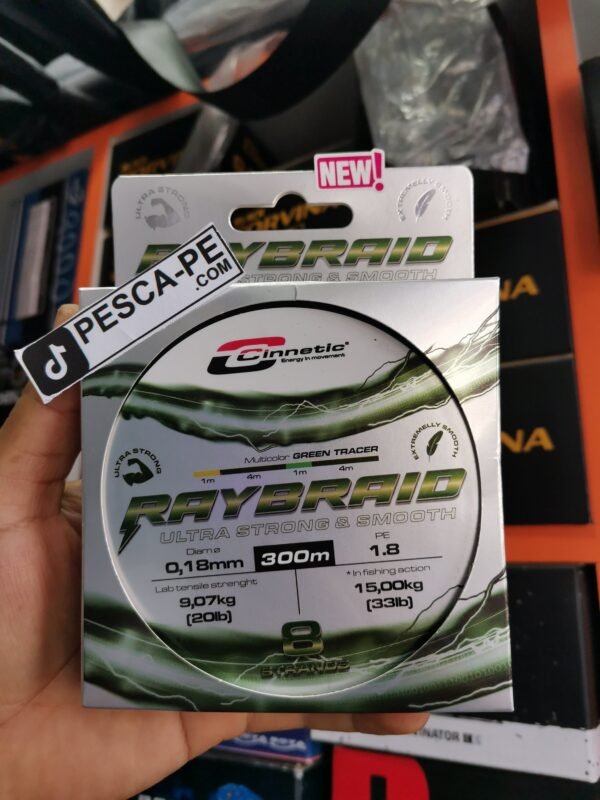 Multifilamento Cinnetic Raybraid 8x 300m 0.18mm