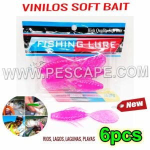 VINILO FISHING LURE SILICONA SOFT BAIT CAMARON ROSADO