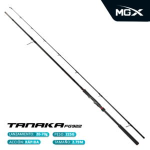 Caña MGX TANAKA FG 922 Spinning 20-70gr 2.79M FAST Carbono