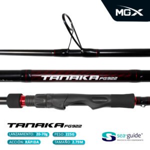 Caña MGX TANAKA FG 922 Spinning 20-70gr 2.79M FAST Carbono