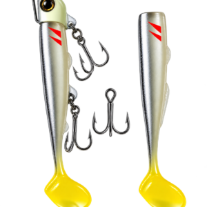 Vinilo de pesca TSURINOYA T- Tail efectivo 110mm 35g Pejerrey Herido