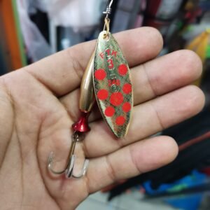 Cuchara modelo Aglia Bala Long FTK 24gr #3 rasta lagunas truchas