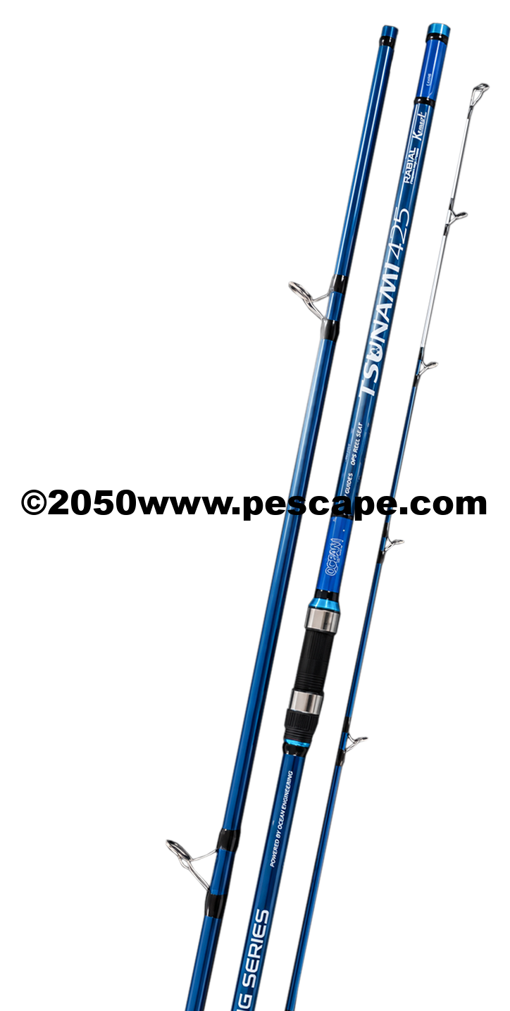 Caña SurfCasting Ocean Tsunami 4.25m 100–200g Radial 30Ton - Imagen 2