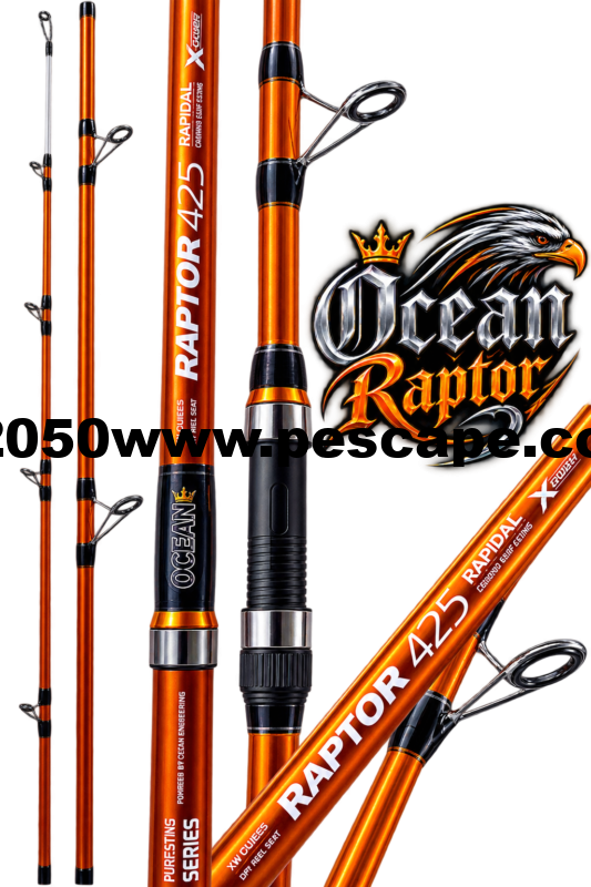 Caña Surfcasting Ocean Raptor 425 120-250g Carbono
