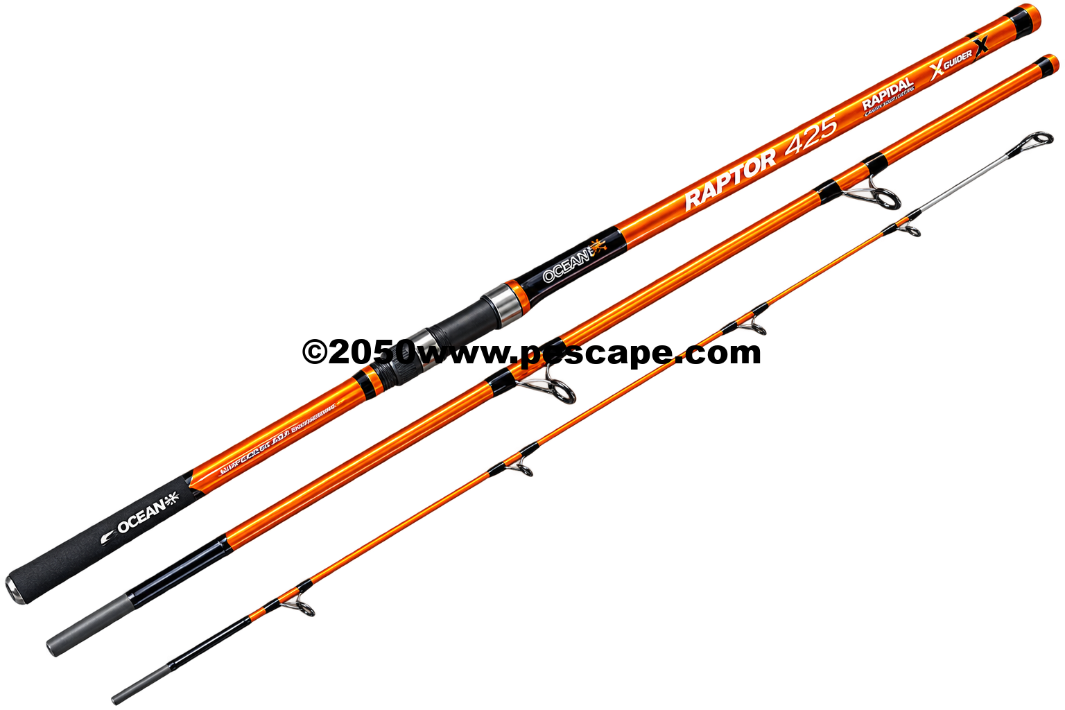 Caña Surfcasting Ocean Raptor 425 120-250g Carbono - Imagen 2