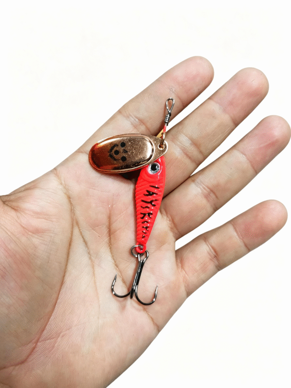 Señuelo Spinner Super Vibrax para Truchas 20gr #4 – Orange