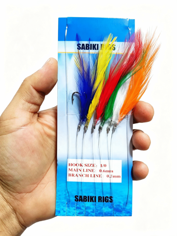 SABIKI DE PLUMAS PARA 1/0 ESPINEL ANZUELOS