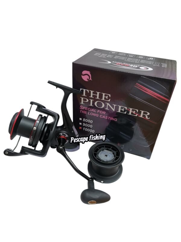 CARRETE SURFCASTING THE PIONEER DEBAO 10000 + BOBINA | IND. PACK