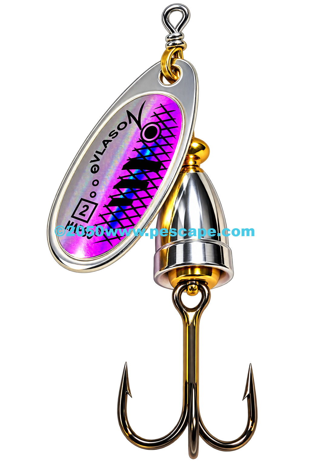 CUCHARILLA MAPSO VLASON #2 5.7gr Lila Gray