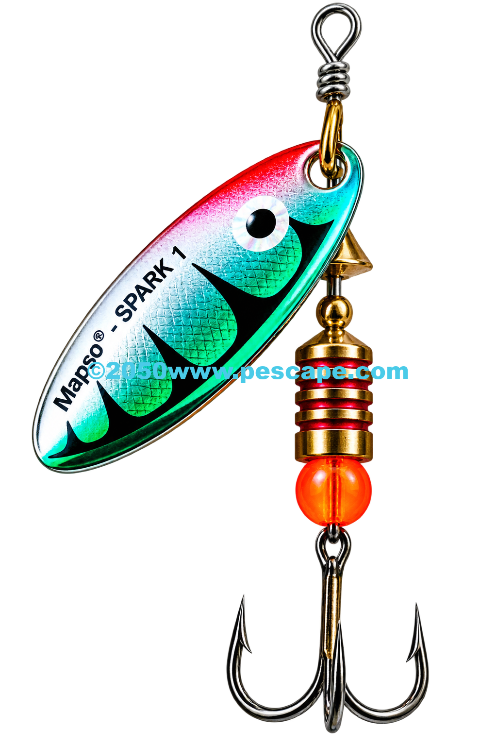 CUCHARILLA MAPSO SPARK #1 4.4gr BLUE GRAY