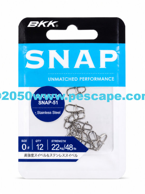 SNAP BKK #0 22KG INOX 12pc ALTA RESISTENCIA