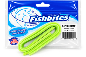 CARNADA ARTIFICIAL FISHBITES E-Z SHRIMP POWER LIME Camarón verde