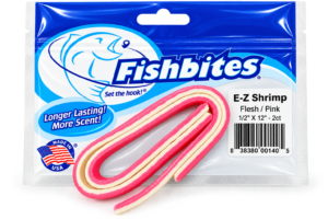 CARNADA ARTIFICIAL FISHBITES E-Z SHRIMP FLESH PINK Carne camarón rosado