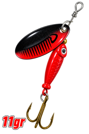 Señuelo Spinner Mariposa para trucha 11gr Lagunas ríos Red