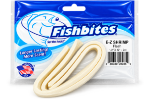 CARNADA ARTIFICIAL FISHBITES E-Z SHRIMP FLESH CARNE DE CAMARON
