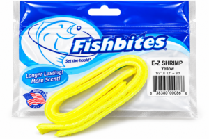 CARNADA ARTIFICIAL FISHBITES E-Z SHRIMP camarón amarillo